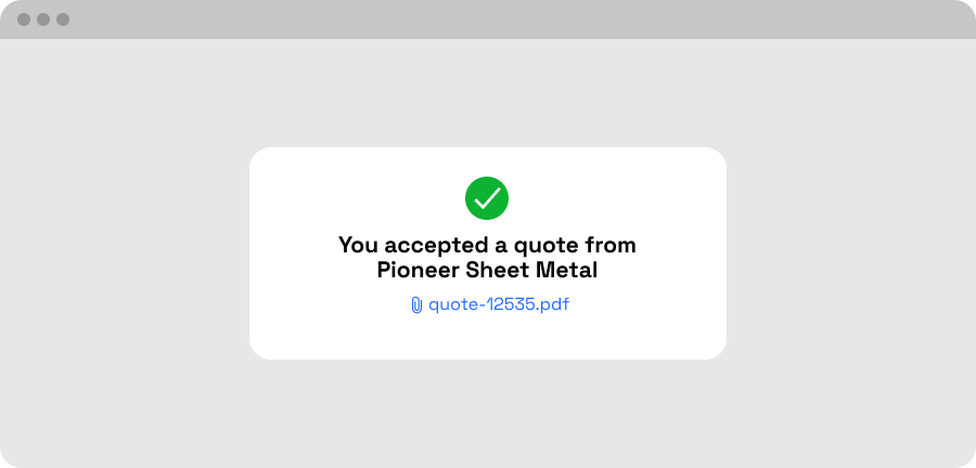 Accept and start